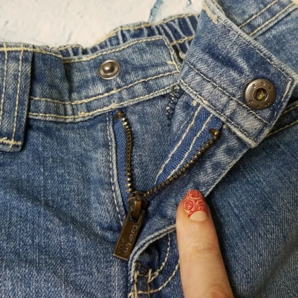 Kid’s Calvin Klein Straight Leg Jeans